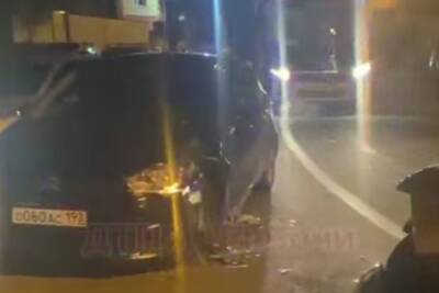В Центральном районе Сочи нетрезвый водитель устроил массовое ДТП