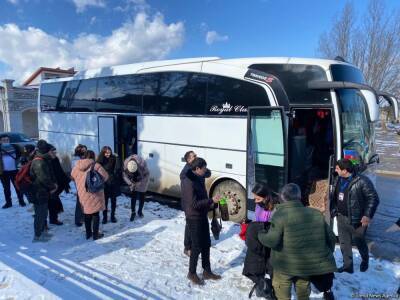 В Азербайджане обнародовано число пассажиров, доставленных автобусными рейсами на освобожденные территории