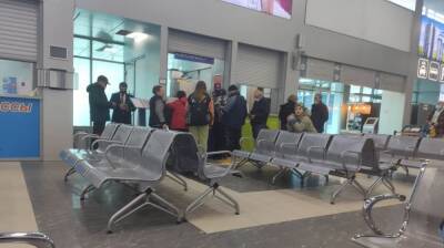 Появилось видео из Воронежского аэропорта после экстренной отмены рейсов