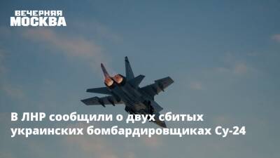 В ЛНР сообщили о двух сбитых украинских бомбардировщиках Су-24
