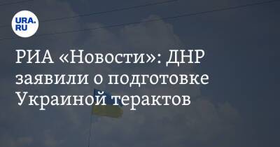РИА «Новости»: ДНР заявили о подготовке Украиной терактов