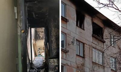 Появились фото из квартиры в Петрозаводске, где сегодня утром взорвался газ