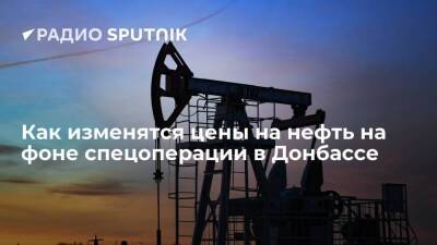 Как изменятся цены на нефть на фоне спецоперации в Донбассе