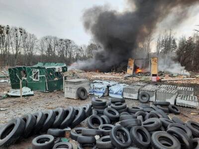В Киевской области обстрелян объект пограничников: фото