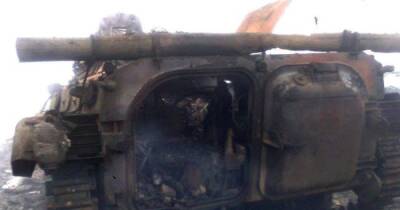 Появились первые фото и видео уничтоженной военной техники российских оккупантов