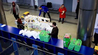 В Москве открыли штаб по сбору гумпомощи для беженцев из ДНР и ЛНР