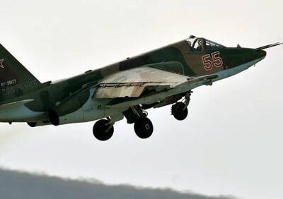 Российский Су-25 потерпел крушение на территории Украины