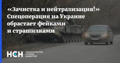 «Зачистка и нейтрализация!» Спецоперация на Украине обрастает фейками и страшилками