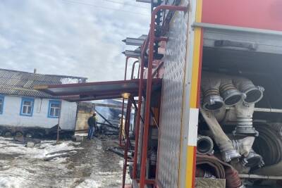 23 февраля белгородские спасатели потушили дачный дом и два гаража