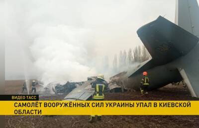 Самолет Вооруженных сил Украины упал в Киевской области