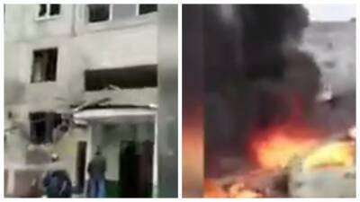 Россия обстреляла жилые дома в Мариуполе, пробит газопровод: появились кадры