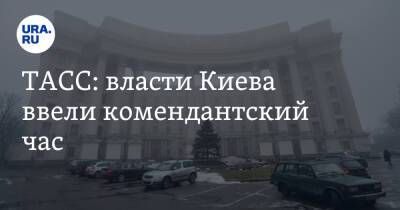 ТАСС: власти Киева ввели комендантский час