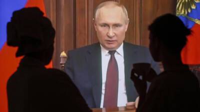 Путин назвал вторжение в Украину вынужденной мерой