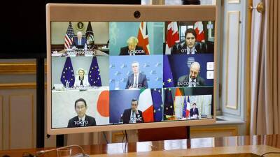 Байден заявил о планах лидеров стран G7 ввести «сокрушительные» санкции против РФ