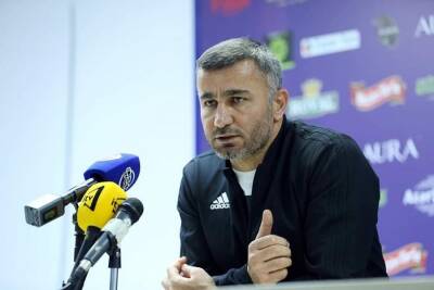 Главный тренер "Карабаха" Гурбанов: "Отвечать на вопросы об отменённом голе тяжело, но я поступил, как настоящий азербайджанец"