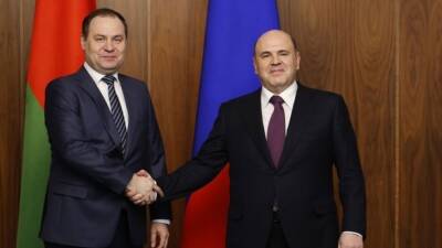 Мишустин встретился с белорусским премьером в Нур-Султане
