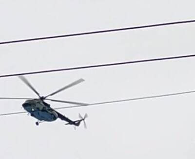 Новосибирцы испугались кружащегося над центром города вертолета