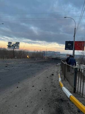 На севере Киевщины – бои, мост через реку Тетерев разрушен