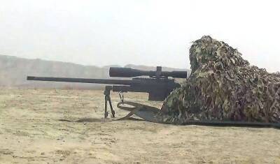 Снайперы азербайджанской армии совершенствуют огневую подготовку (ВИДЕО)