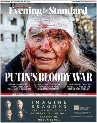 Обложки мировых СМИ: Путин в образе Гитлера, взрывы и плач над убитыми