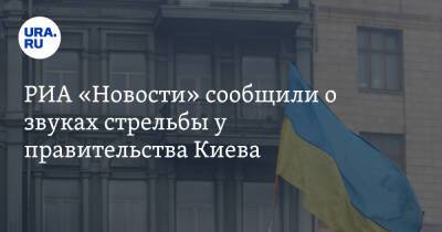 РИА «Новости» сообщили о звуках стрельбы у правительства Киева