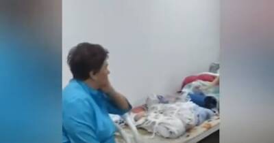 В Днепре новорожденных спрятали от обстрелов в бомбоубежище больницы (видео)