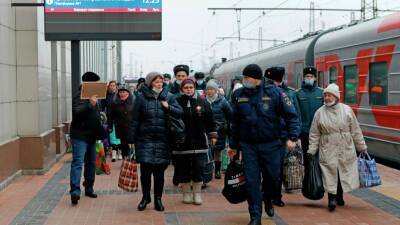 В Тульскую область прибыл первый поезд с беженцами из Донбасса