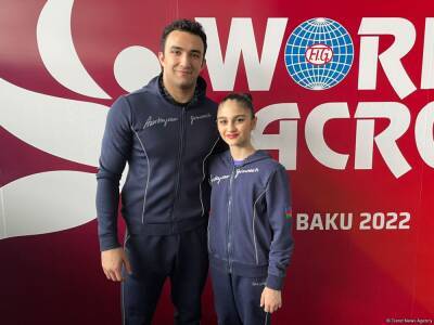 Готовимся к выступлению на Чемпионате мира по акробатической гимнастике – азербайджанские спортсмены