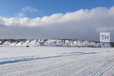 Восстановлена работа ледовой переправы через Каму в Елабужском районе РТ