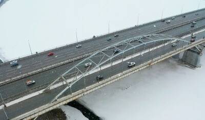 Завтра в Уфе откроют выезд из города по одной полосе моста 1991 года постройки