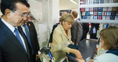 Ангелу Меркель обокрали в супермаркете