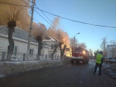 В Касимове случился серьёзный пожар