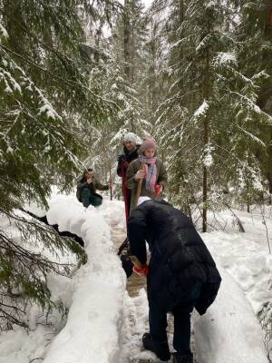 Студенты Мининского университета расчистили экотропы в Керженском заповеднике