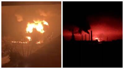 Мощный пожар полыхает в Харькове, очевидцы публикуют кадры: "Ночью стало светло, как днем"