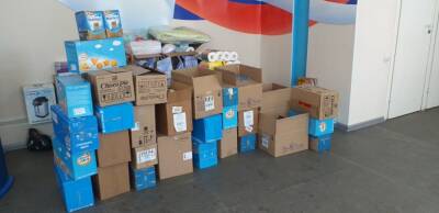В Сыктывкар из районов доставили гуманитарную помощь для жителей ЛНР и ДНР