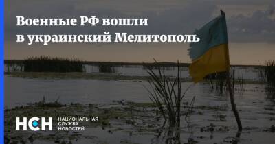 Военные РФ вошли в украинский Мелитополь