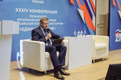 Любимов переизбран секретарем рязанского отделения «Единой России»
