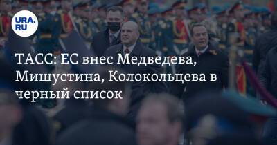 ТАСС: ЕС внес Медведева, Мишустина, Колокольцева в черный список