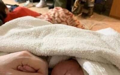 В Киеве во время тревоги в укрытии родился малыш