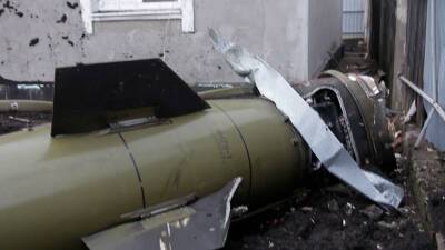 В огород частного дома в Донецке упала ракета «Точка-У»