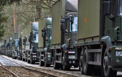 Из Польши прибыла колонна грузовиков с боеприпасами для ВСУ