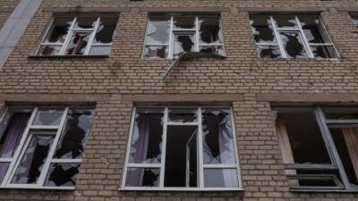 Кадры последствий обстрела детского сада в Донецке военнослужащими ВСУ
