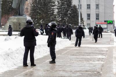 В Новосибирске задержали несколько участников несанкционированной акции