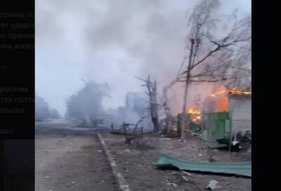 Минобороны РФ: В Старобельске украинские националисты обстреляли жилые кварталы