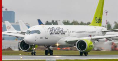 Латвийская авиакомпания airBaltic приостановила полеты в Россию