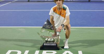 Российский теннисист Рублев выиграл турнир в Дубае