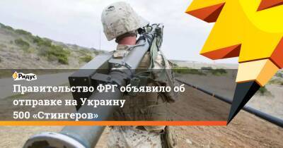 Правительство ФРГ объявило об отправке на Украину 500 «Стингеров»