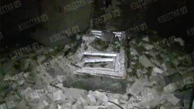 Появились кадры с места взрыва в Донецке