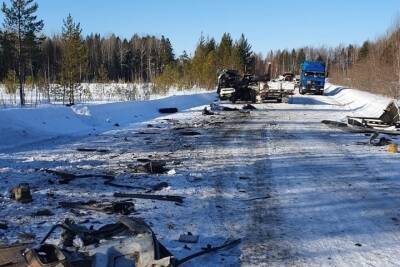 Водитель MAN погиб в лобовом ДТП с «УРАЛом» на томской трассе