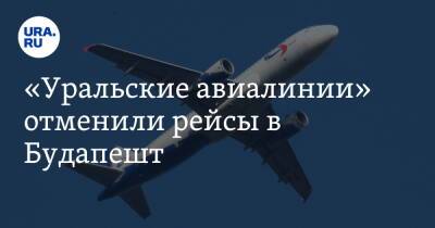 «Уральские авиалинии» отменили рейсы в Будапешт